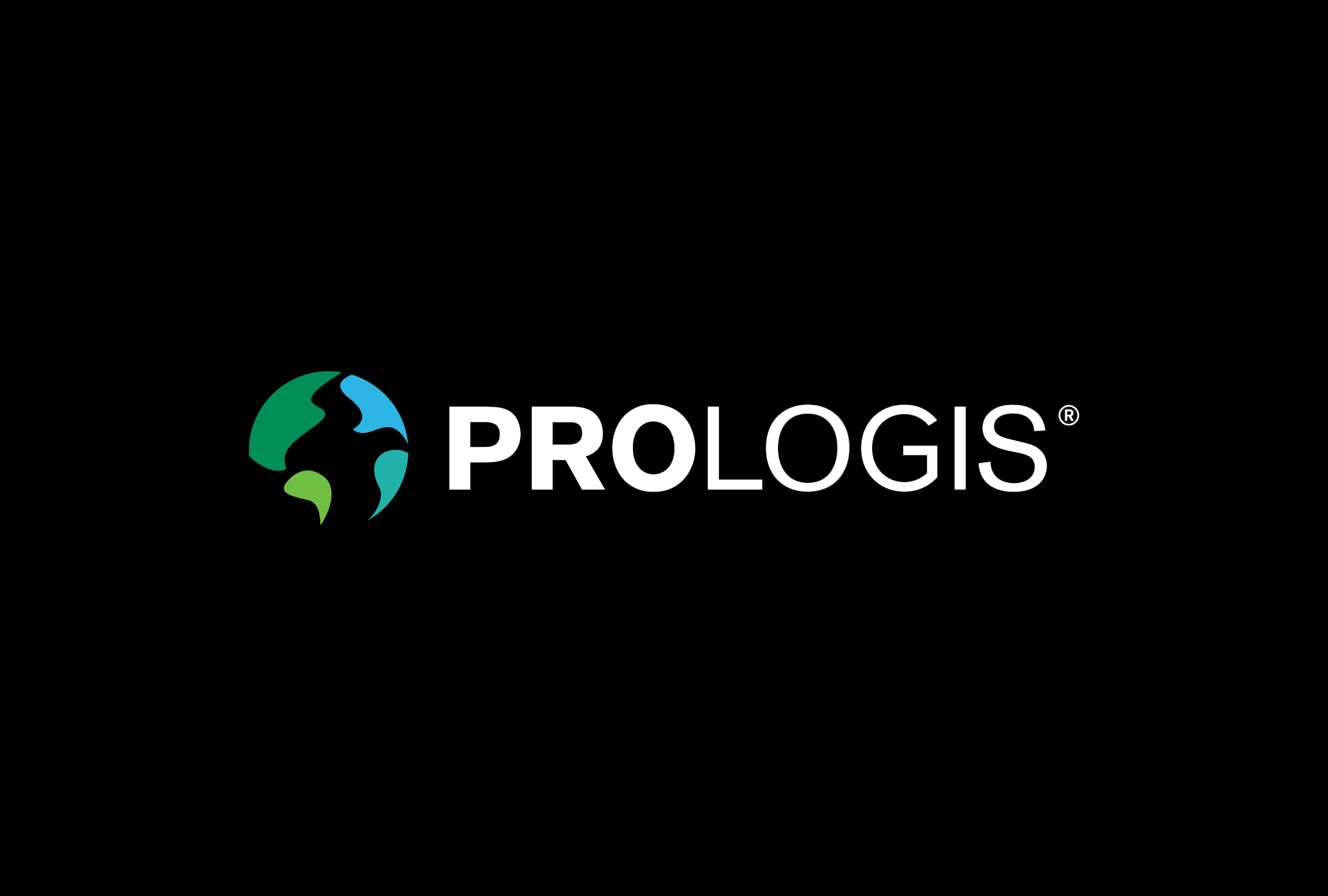 Prologis Logo with Black Background