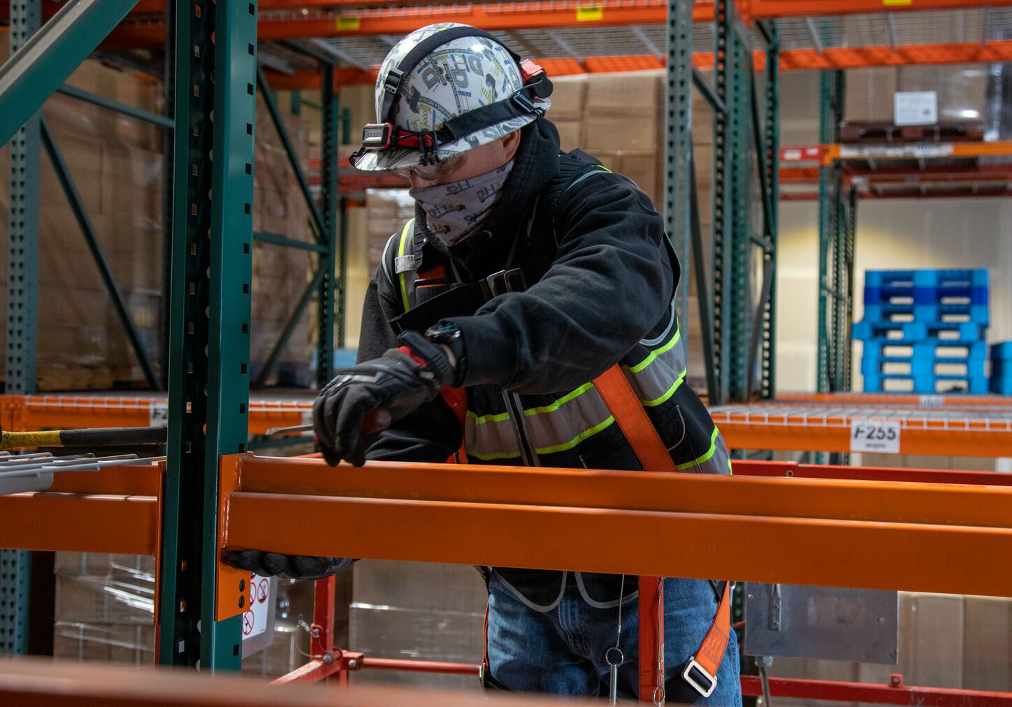 man working in warehouse